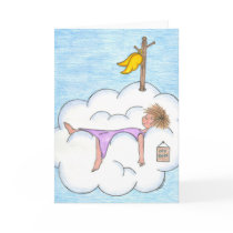 Off Duty Angel Card