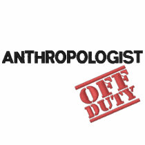 Off Duty Anthropologist embroidered shirts