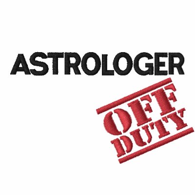 Off Duty Astrologer Embroidered Hoodie Off Duty Astrologer Embroidered Hoodie