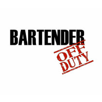 Off Duty Bartender t-shirts by hdowney Off Duty Bartender t-shirts