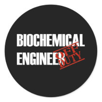OFF DUTY BIOCHEM ENGINEER DARK stickers by NotWorking OFF DUTY BIOCHEM ENGINEER DARK stickers