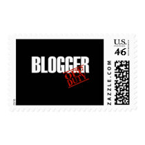 OFF DUTY BLOGGER DARK postage