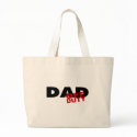 Off Duty Dad (Blk) bags by TeeZazzle Off Duty Dad (Blk) bags