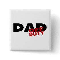 Off Duty Dad (Blk) buttons