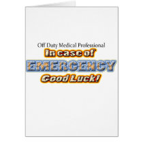 Off Duty EMERGENCY cards