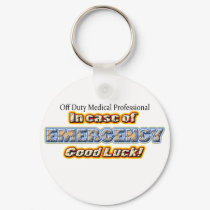Off Duty EMERGENCY keychains
