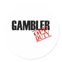 OFF DUTY GAMBLER LIGHT stickers by NotWorking OFF DUTY GAMBLER LIGHT stickers