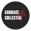 OFF DUTY GARBAGE COLLECTOR DARK stickers by NotWorking OFF DUTY GARBAGE COLLECTOR DARK stickers