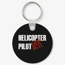 OFF DUTY HELICOPTER PILOT DARK keychains by NotWorking OFF DUTY HELICOPTER PILOT DARK keychains