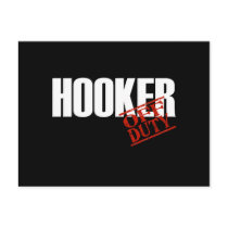 OFF DUTY HOOKER DARK postcards