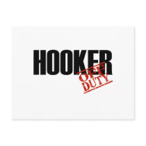 OFF DUTY HOOKER LIGHT postcards
