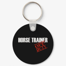 OFF DUTY HORSE TRAINER DARK keychains by NotWorking OFF DUTY HORSE TRAINER DARK keychains
