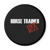 OFF DUTY HORSE TRAINER DARK magnets by NotWorking OFF DUTY HORSE TRAINER DARK magnets