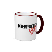 OFF DUTY INTERPRETER MUGS