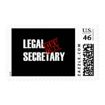 OFF DUTY LEGAL SECRETARY DARK postage