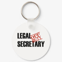 OFF DUTY LEGAL SECRETARY LIGHT keychains
