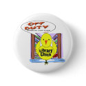Off Duty Librarian - Worth The Fine buttons by fashionfiles Off Duty Librarian - Worth The Fine buttons
