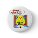 Off Duty Librarian - Worth The Fine buttons by fashionfiles Off Duty Librarian - Worth The Fine buttons