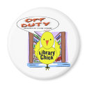 Off Duty Librarian - Worth The Fine magnets by fashionfiles Off Duty Librarian - Worth The Fine magnets