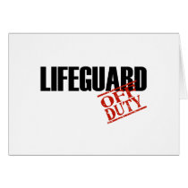 OFF DUTY LIFEGUARD LIGHT CARDS