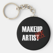 OFF DUTY MAKEUP ARTIST DARK KEYCHAIN