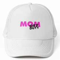 Off Duty Mom (Pink/Blk) hats