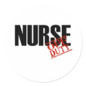 OFF DUTY NURSE LIGHT stickers by NotWorking OFF DUTY NURSE LIGHT stickers