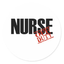 OFF DUTY NURSE LIGHT stickers by NotWorking OFF DUTY NURSE LIGHT stickers