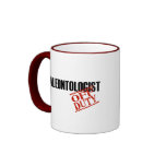 OFF DUTY Paleontologist mugs