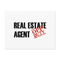 OFF DUTY REAL ESTATE AGENT LIGHT postcards by NotWorking OFF DUTY REAL ESTATE AGENT LIGHT postcards