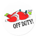 Off Duty Santa Drunk stickers by CelebrationZazzle Off Duty Santa Drunk stickers