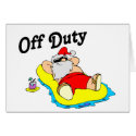 Off Duty Santa (Relaxing) cards by CelebrationZazzle Off Duty Santa (Relaxing) cards