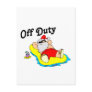 Off Duty Santa (Sunbathing) Post Card