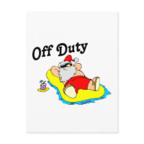 Off Duty Santa (Sunbathing) postcards