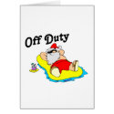 Off Duty Santa (Sunning) cards by AutismZazzle Off Duty Santa (Sunning) cards