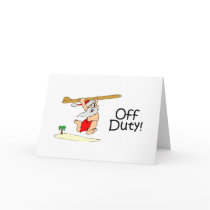 Off Duty Santa (Surfing) cards