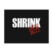 OFF DUTY SHRINK DARK postcards