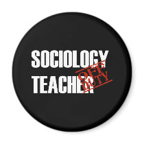 OFF DUTY SOCIOLOGY TEACHER DARK magnets by NotWorking OFF DUTY SOCIOLOGY TEACHER DARK magnets