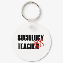 OFF DUTY SOCIOLOGY TEACHER LIGHT keychains by NotWorking OFF DUTY SOCIOLOGY TEACHER LIGHT keychains