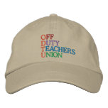 Off Duty Teachers Cap by SRF Embroidered Baseball Cap