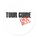 OFF DUTY TOUR GUIDE LIGHT stickers