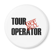 OFF DUTY TOUR OPERATOR LIGHT magnets by NotWorking OFF DUTY TOUR OPERATOR LIGHT magnets