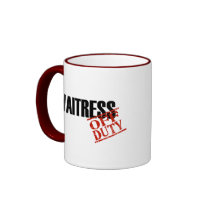 Off Duty Waitress mugs by hdowney Off Duty Waitress mugs