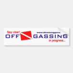 Off Gassing Bumper Sticker
