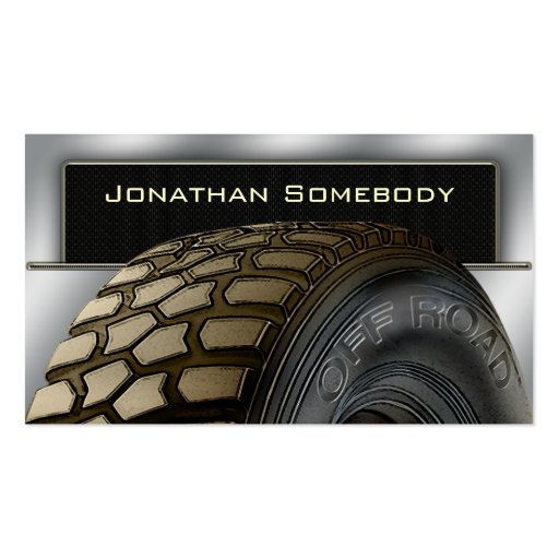 Off Roaders Tyre Business Card Template 13