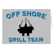 Off Shore Drill Team cards by AmericanElephant Off Shore Drill Team cards