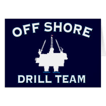 Off Shore Drill Team cards by AmericanElephant Off Shore Drill Team cards