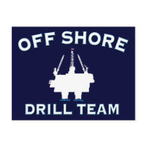 Off Shore Drill Team postcards