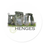 Off the Henges Round Sticker