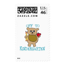 Off to Kindergarten postage